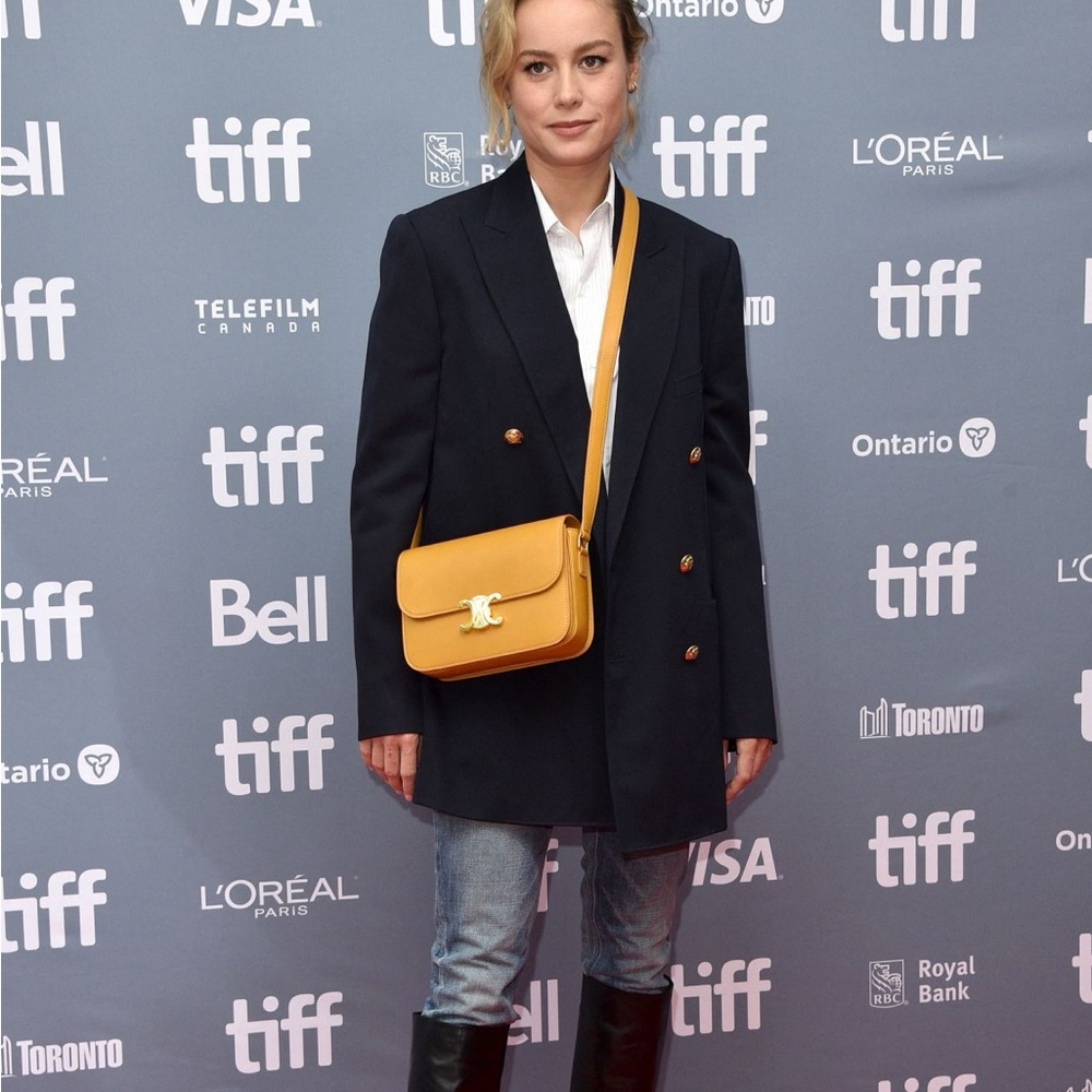 Celine Navy Blazer with Gold Buttons